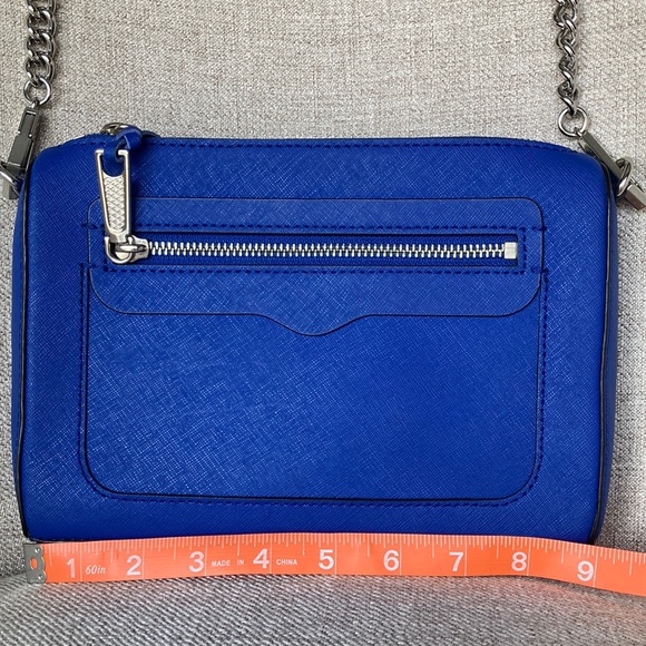 Rebecca Minkoff Blue Chain-Link Crossbody Bag - Picture 11 of 13
